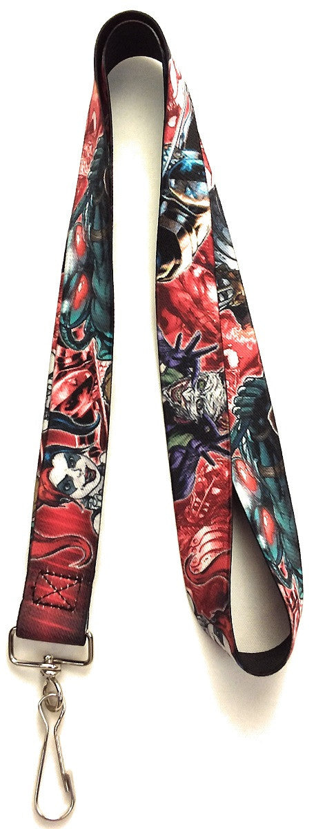 Suicide Squad Villains Wrap Elastic Lanyand