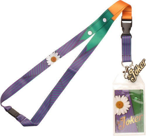 Joker Suit Up Metal Charm Lanyard