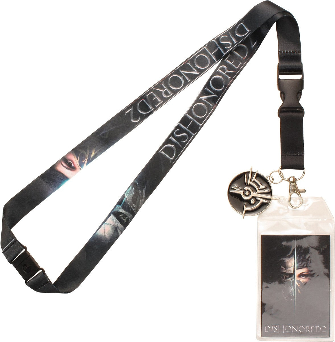 Dishonored 2 Logo Charm Lanyard