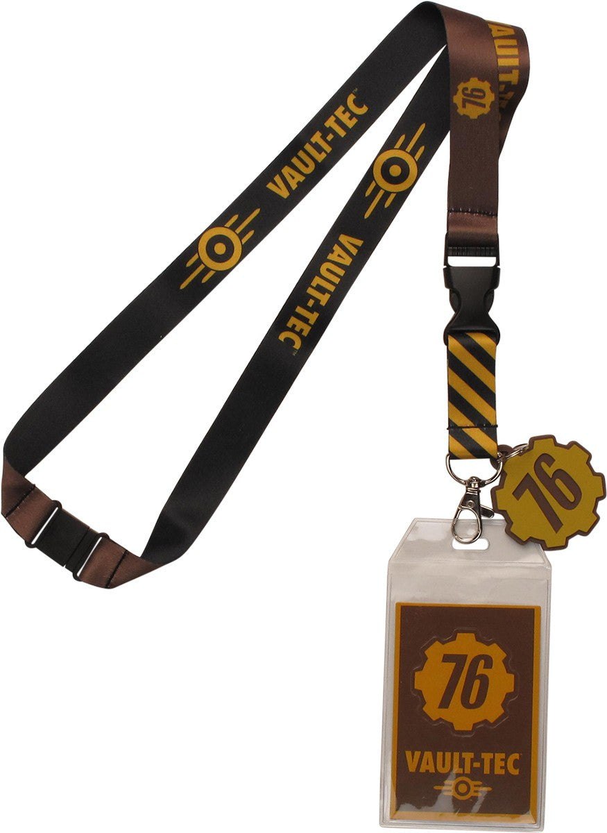 Fallout 76 Vault-Tec Brown Lanyard