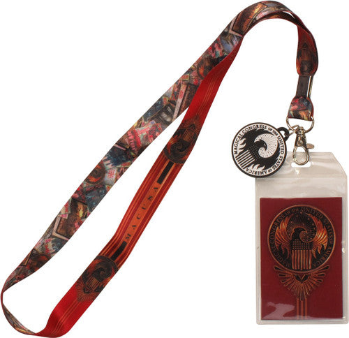 Fantastic Beasts MACUSA Logo Charm Lanyard