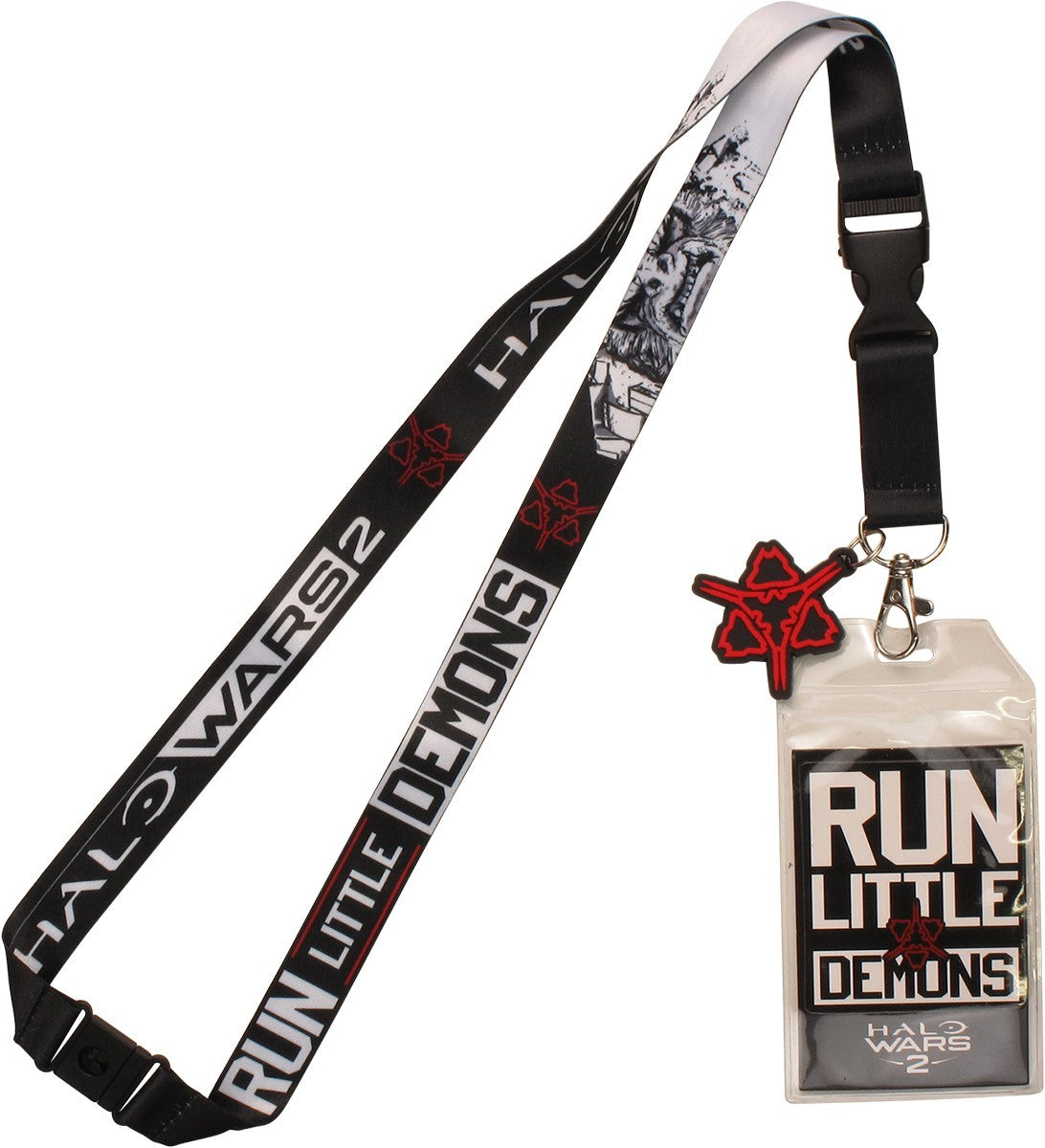 Halo Wars 2 Run Little Demons Charm Lanyard