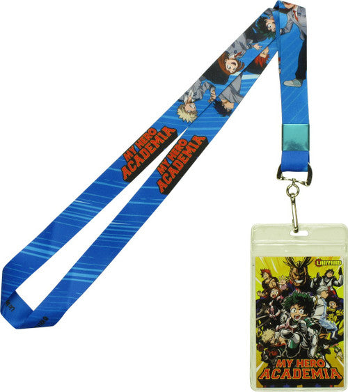 My Hero Academia Class A-1 Students Blue Lanyard