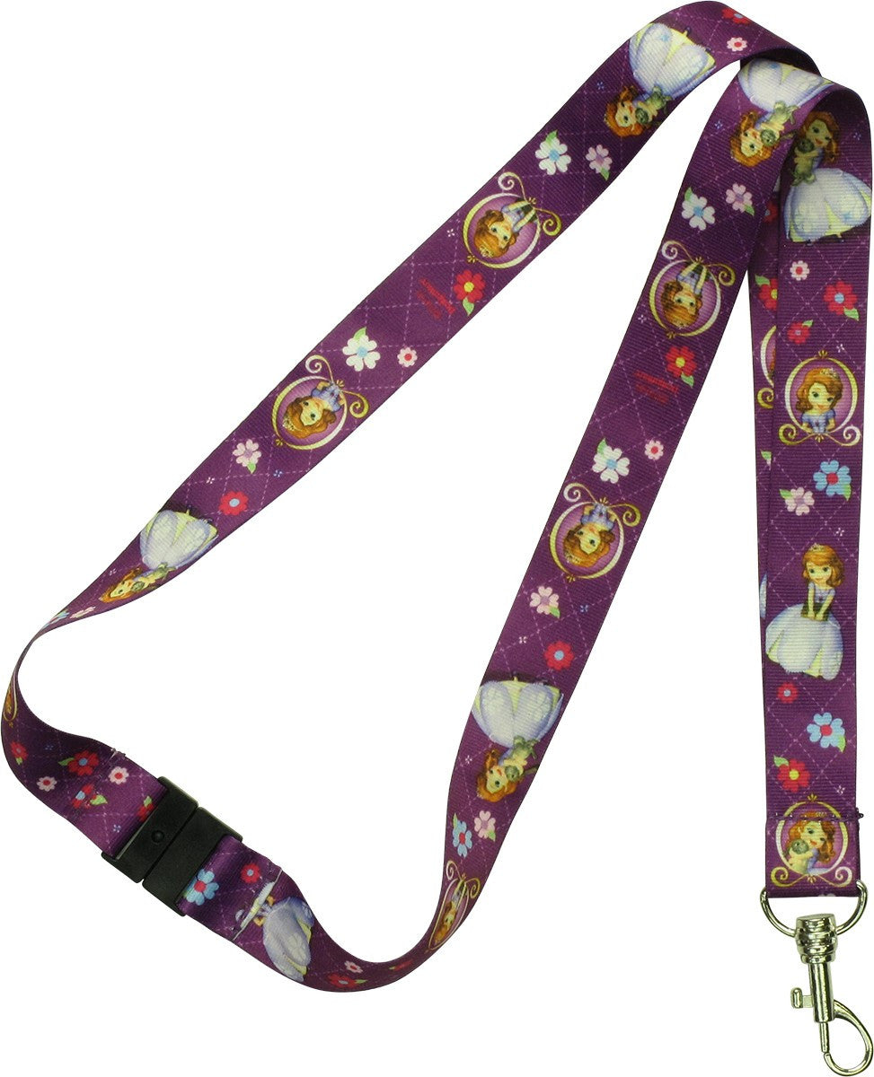Sofia the First Purple Lanyard