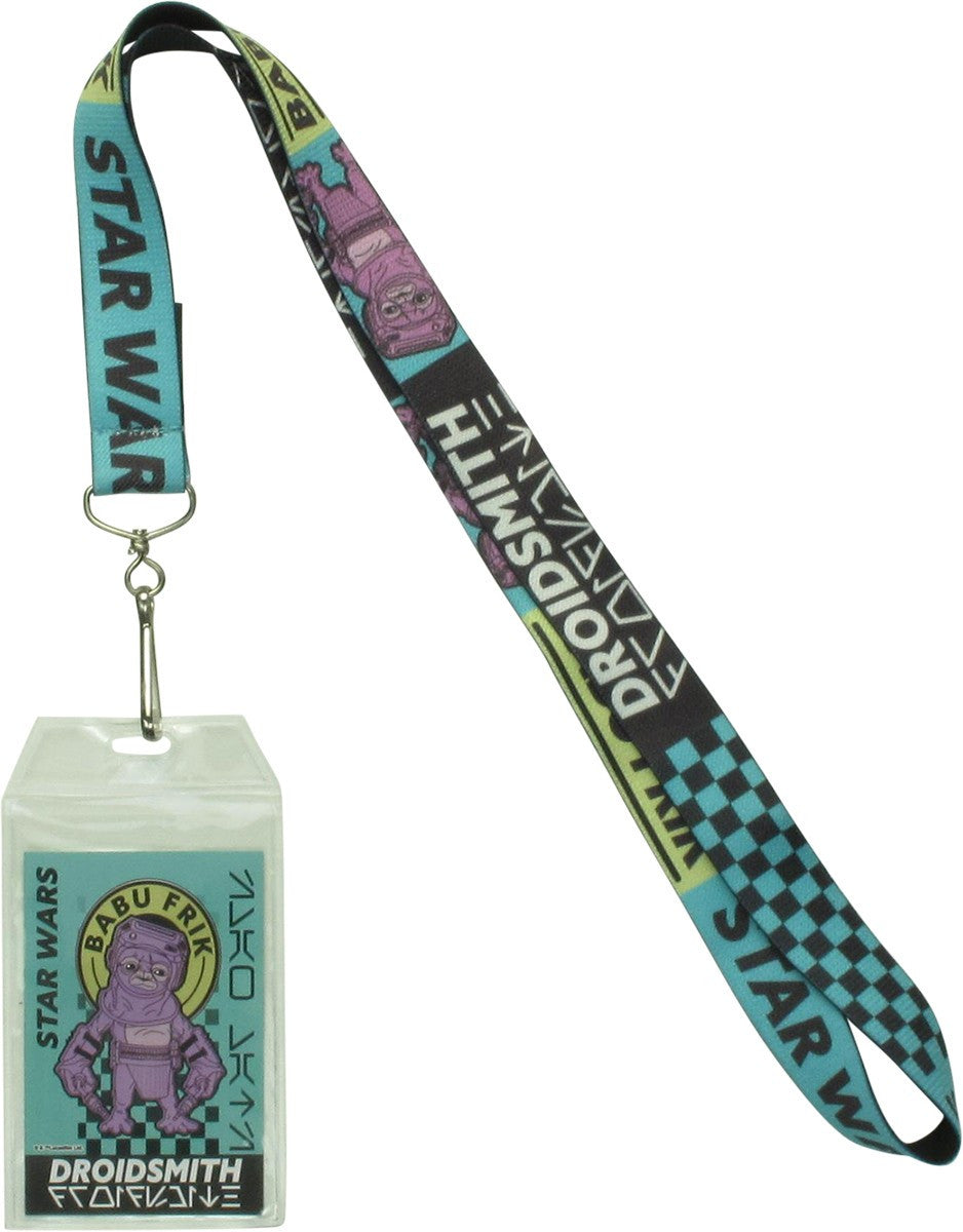 Star Wars Babu Frik Droid Smith Elastic Lanyard