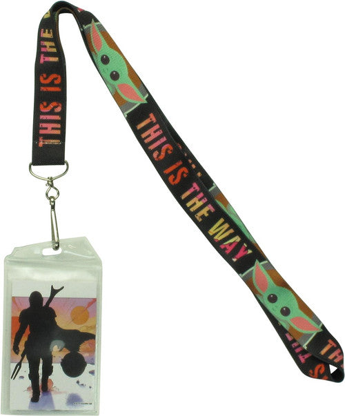 Star Wars Grogu This Is The Way Elastic Lanyard