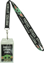 Star Wars Mandalorian Grogu Snack Elastic Lanyard