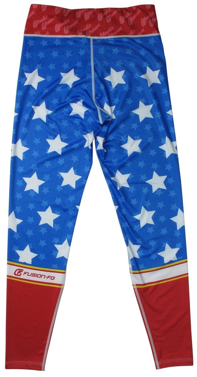 Wonder Woman Stars Compression Leggings