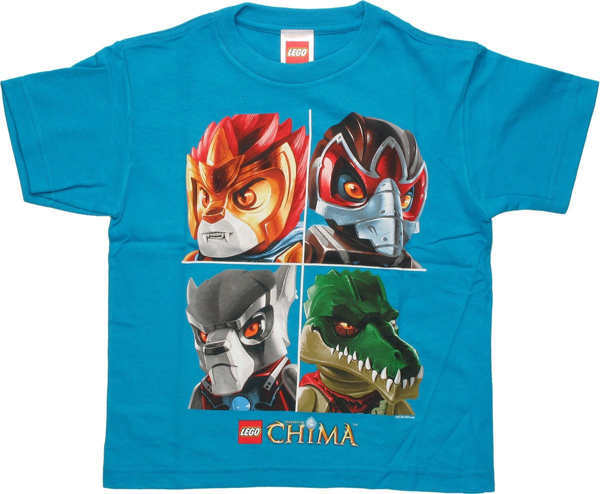 Lego Chima Four Portraits Juvenile T Shirt