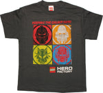 Lego Hero Factory Four Squares Youth T-Shirt