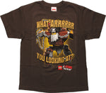 Lego Movie Looking At Pirate Youth T-Shirt