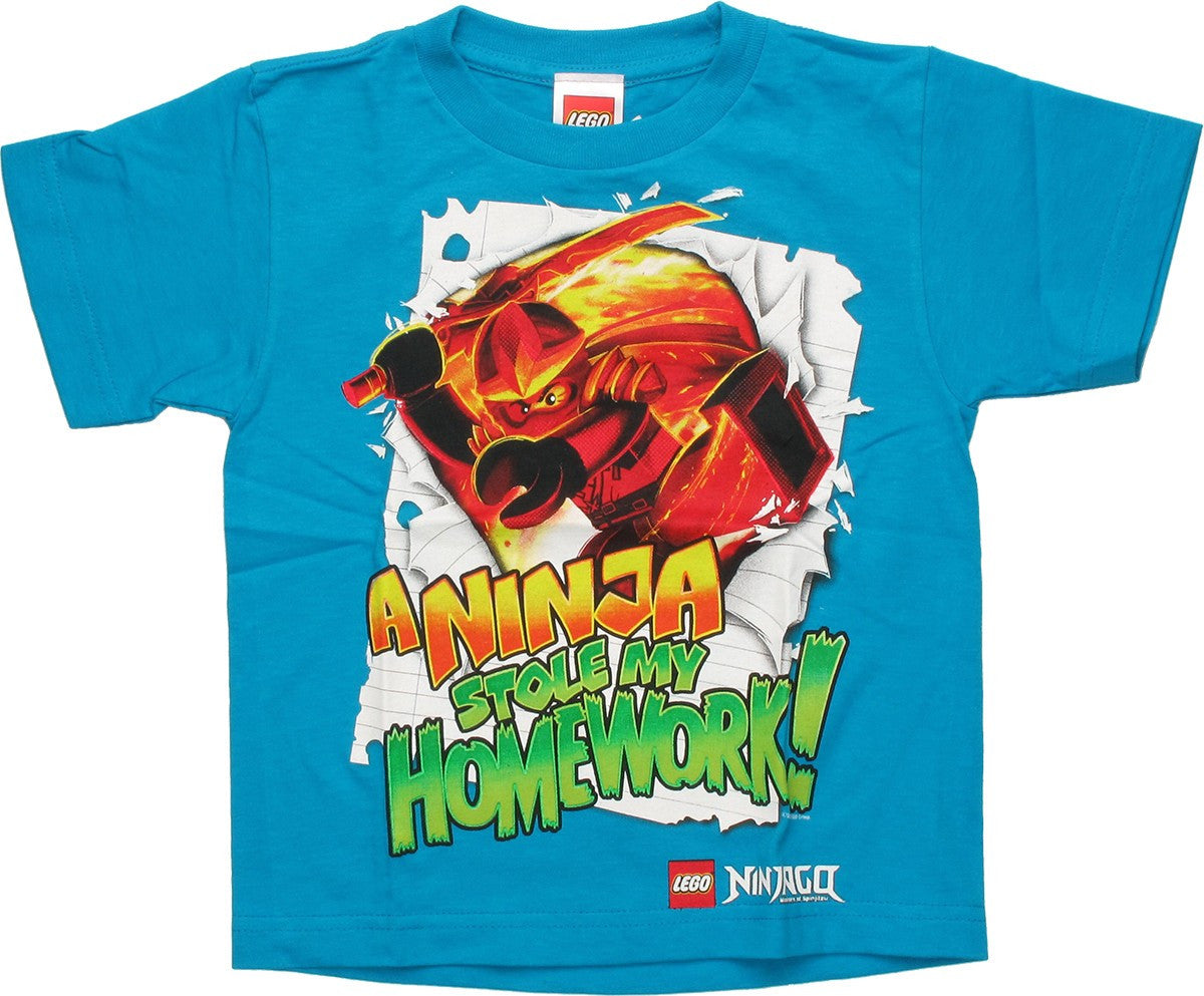Lego Ninjago Ninja Stole Homework Juvenile T-Shirt