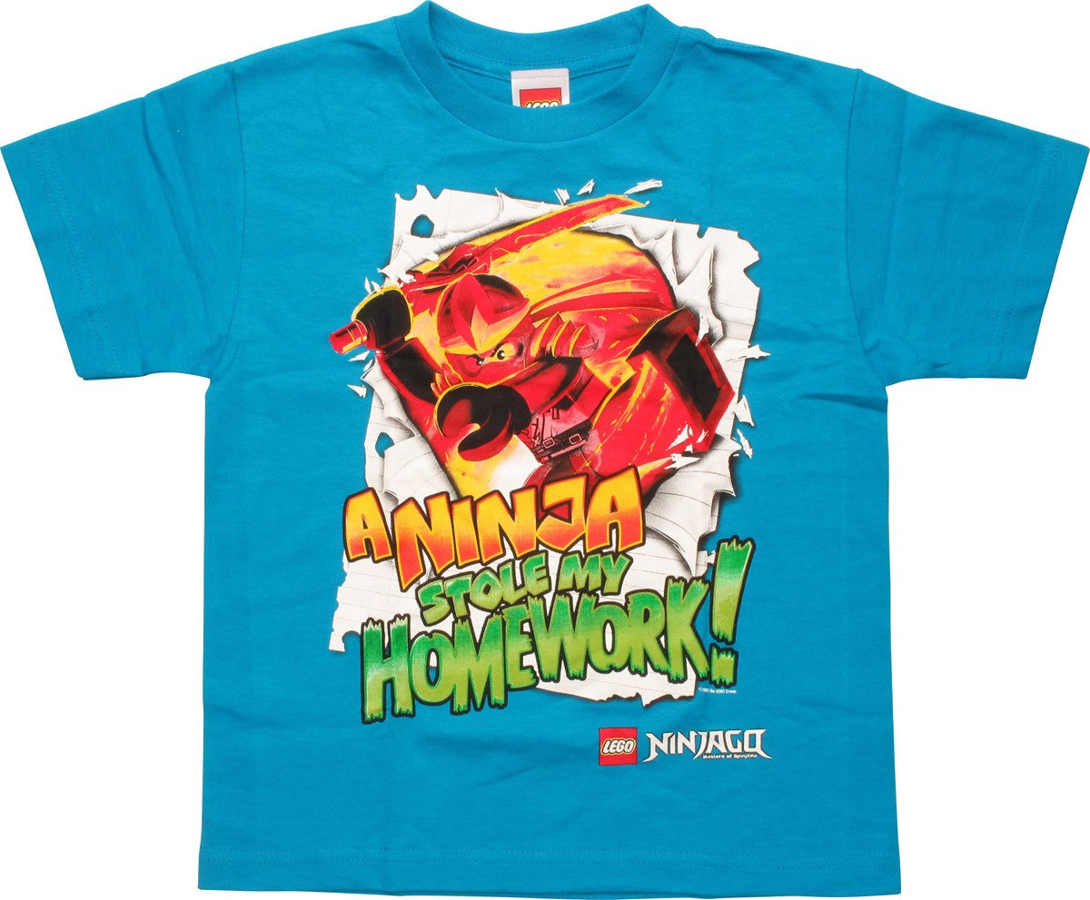 Lego Ninjago Stole Homework Juvenile T-Shirt