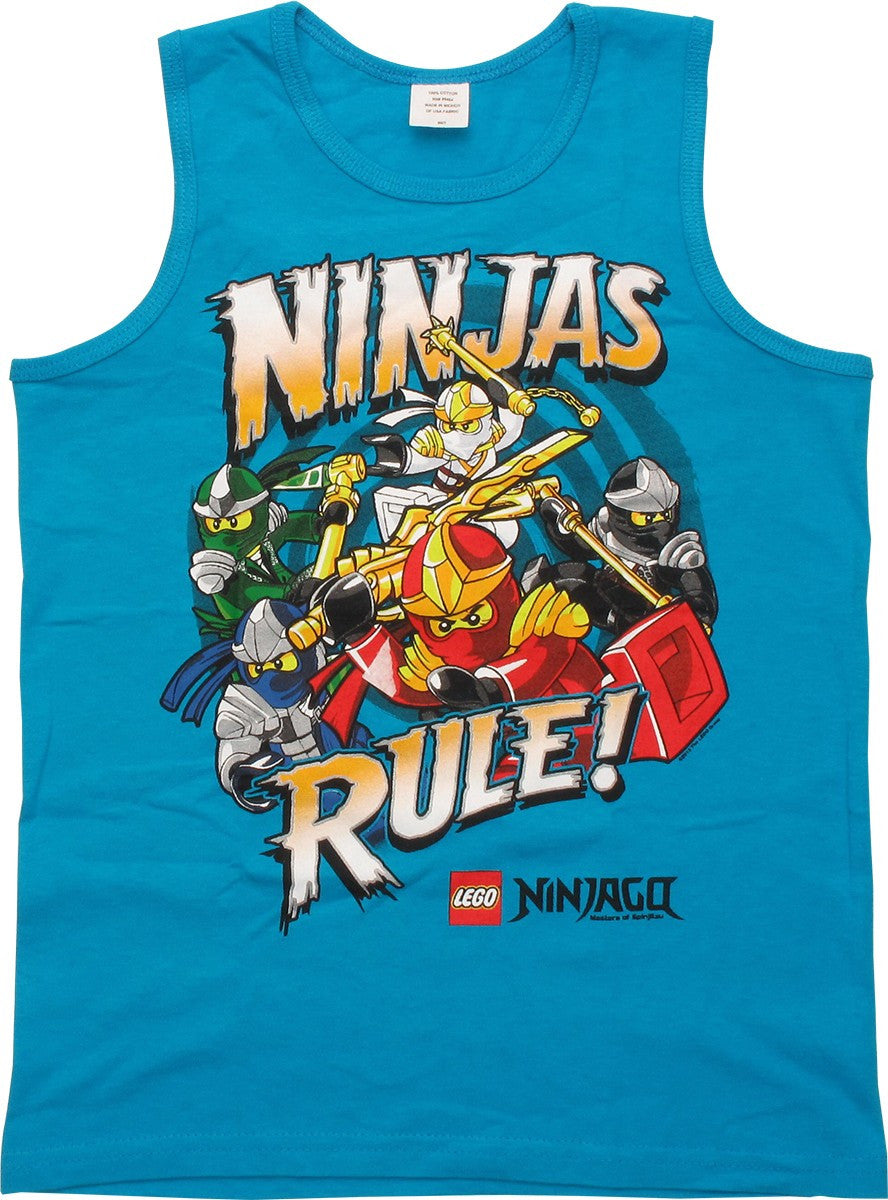 Lego Ninjago Ninjas Rule Youth Tank Top
