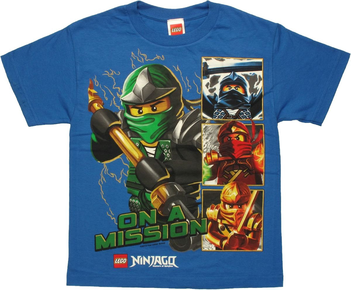 Lego Ninjago On a Mission Youth T Shirt