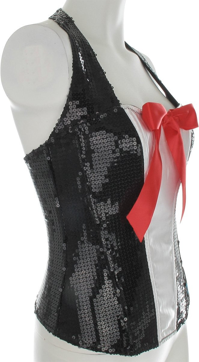 Dr Seuss Cat in the Hat Sequined Corset Lingerie