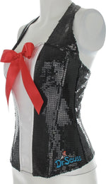 Dr Seuss Cat in the Hat Sequined Corset Lingerie