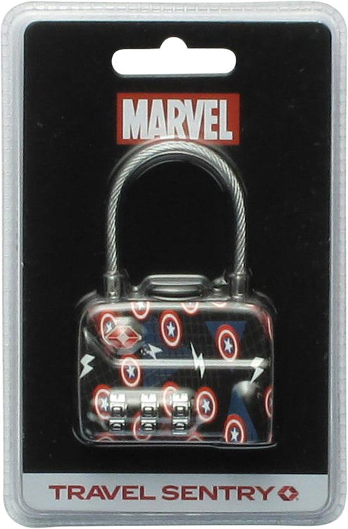 Captain America Logos TSA Travel Luggage Lock