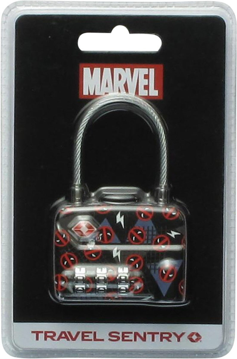 Deadpool Logos TSA Travel Luggage Lock