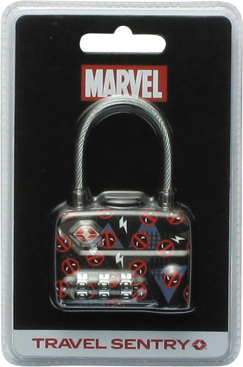Deadpool Logos TSA Travel Luggage Lock