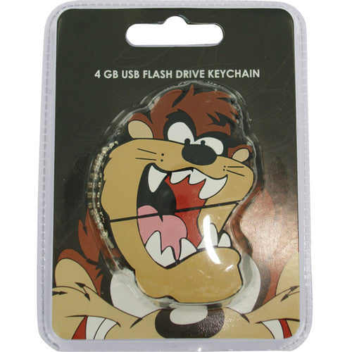 Looney Tunes Taz Flash Drive Keychain