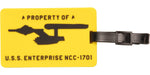 Star Trek Property of USS Enterprise Luggage Tag