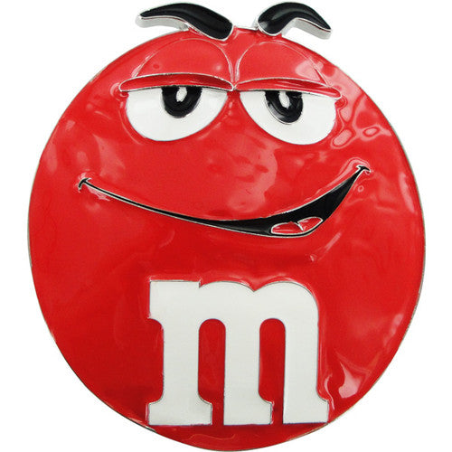 M and M Red Belt Buckle