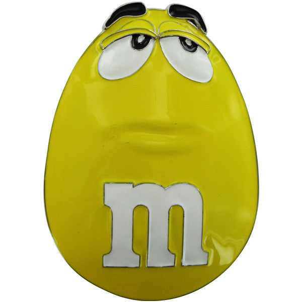 M and M Yellow Belt Buckle