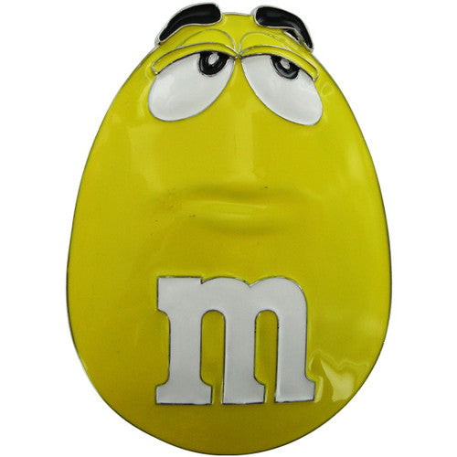 M and M Yellow Belt Buckle