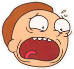Rick and Morty Morty Scream Car Magnet