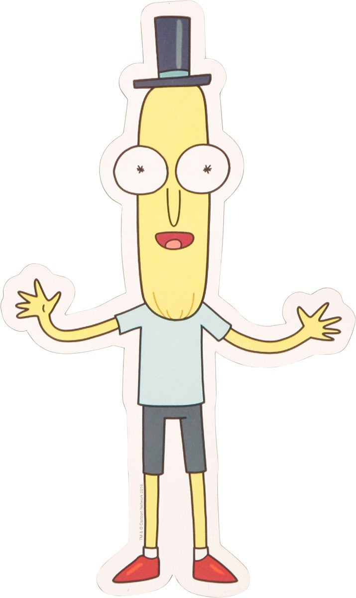 Rick and Morty Mr Poopy Butthole Car Magnet