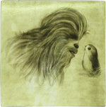 Star Wars Force Awakens Chewbacca and Porg Magnet