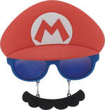Mario Hat And Mustache Costume Glasses