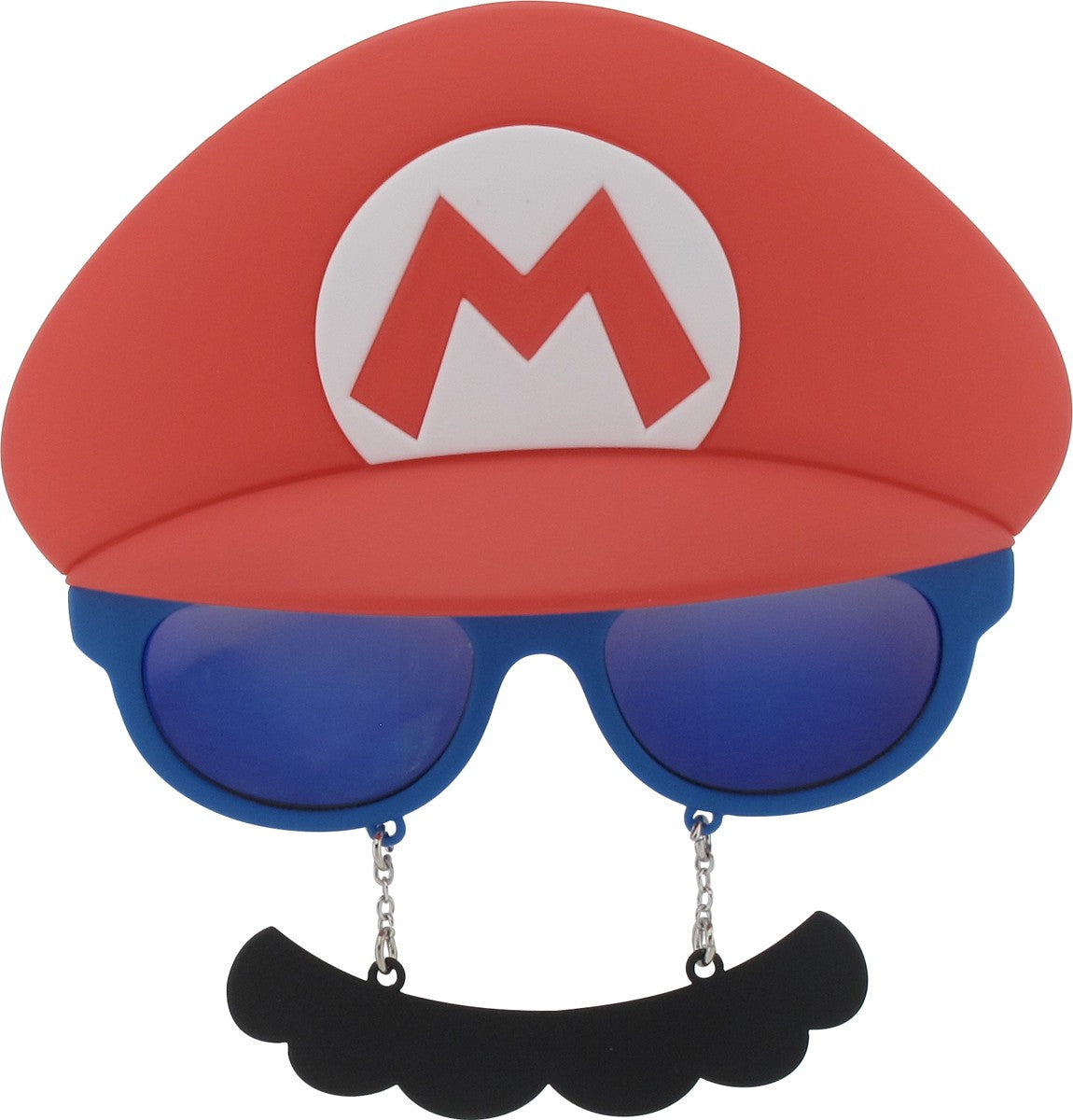 Mario Hat And Mustache Costume Glasses