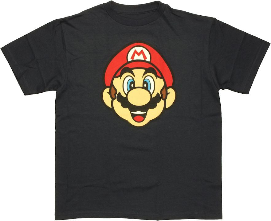 Mario Head Youth T Shirt