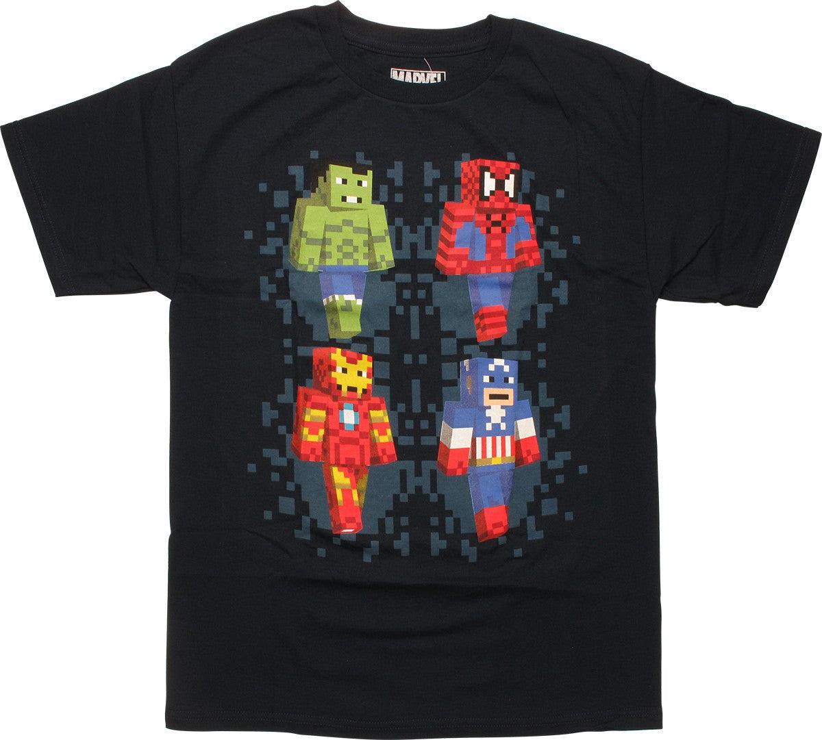 Marvel Block Hero Navy T-Shirt – Stylin Online