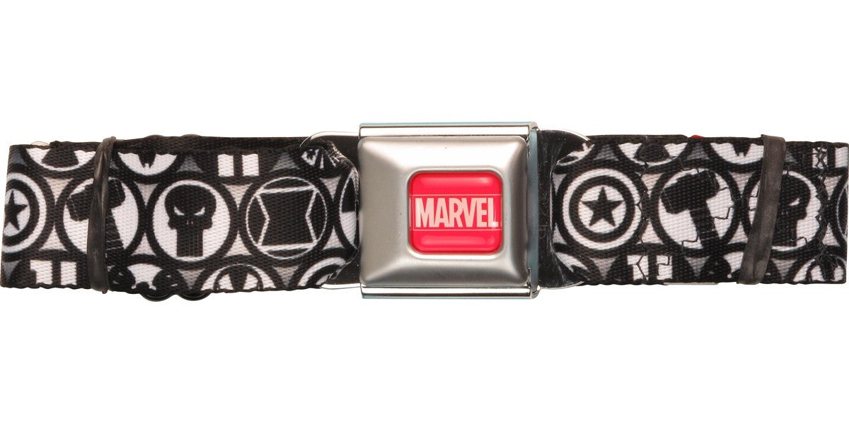 Marvel BW Logo Wrap Seatbelt Belt