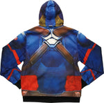 Marvel Captain America Iron Man Reversible Hoodie