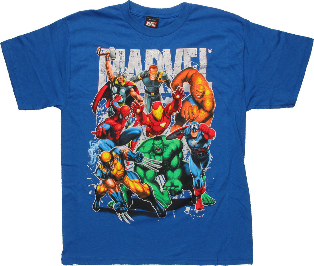 Marvel Comics Group Stack Youth T-Shirt – Stylin Online