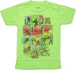Marvel Comics Mashup Neon Juvenile T Shirt