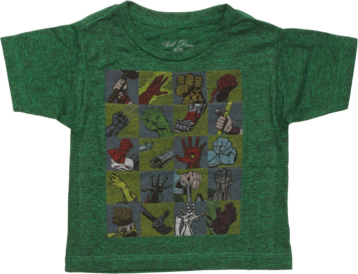 Marvel Hero Hands Infant T Shirt