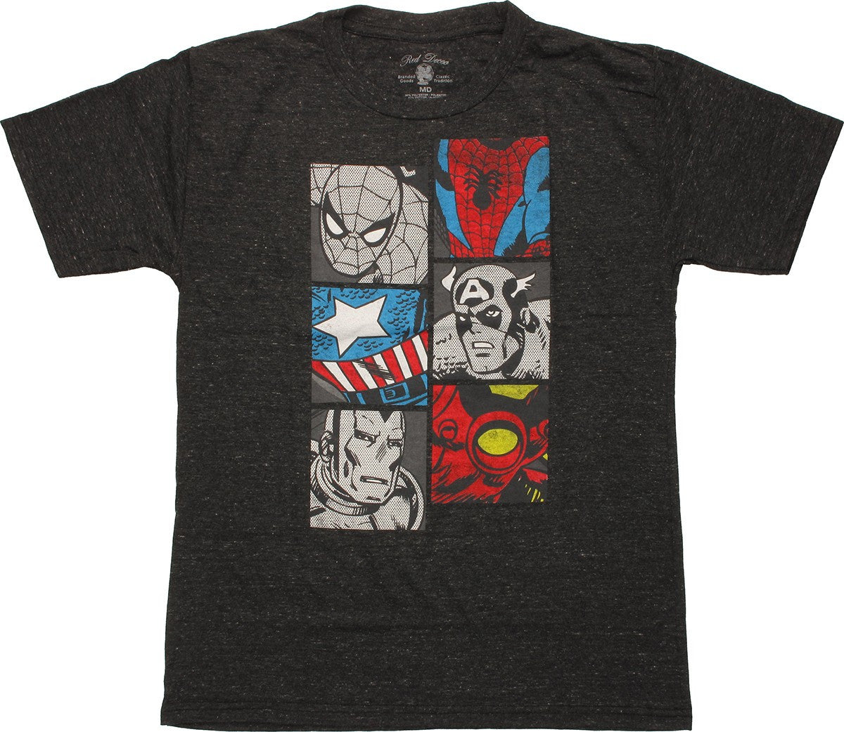 Marvel Heroes Body Squares Youth T-Shirt