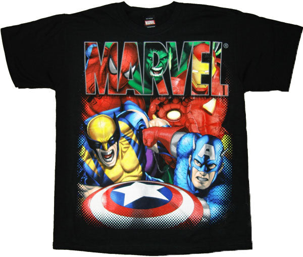 Marvel Movie Stars T-Shirt – Stylin Online