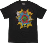 Marvel Seven Cuties Pow Logo T-Shirt