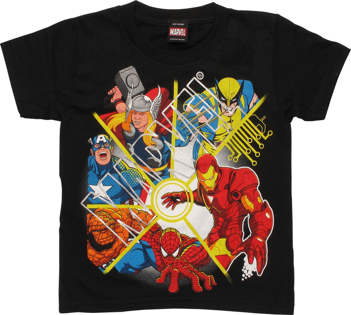 Marvel Split Direction Juvenile T-Shirt