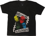 Marvel Superheroes Heads Distress Juvenile T-Shirt