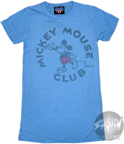 Mickey Mouse Club Blue Baby Tee