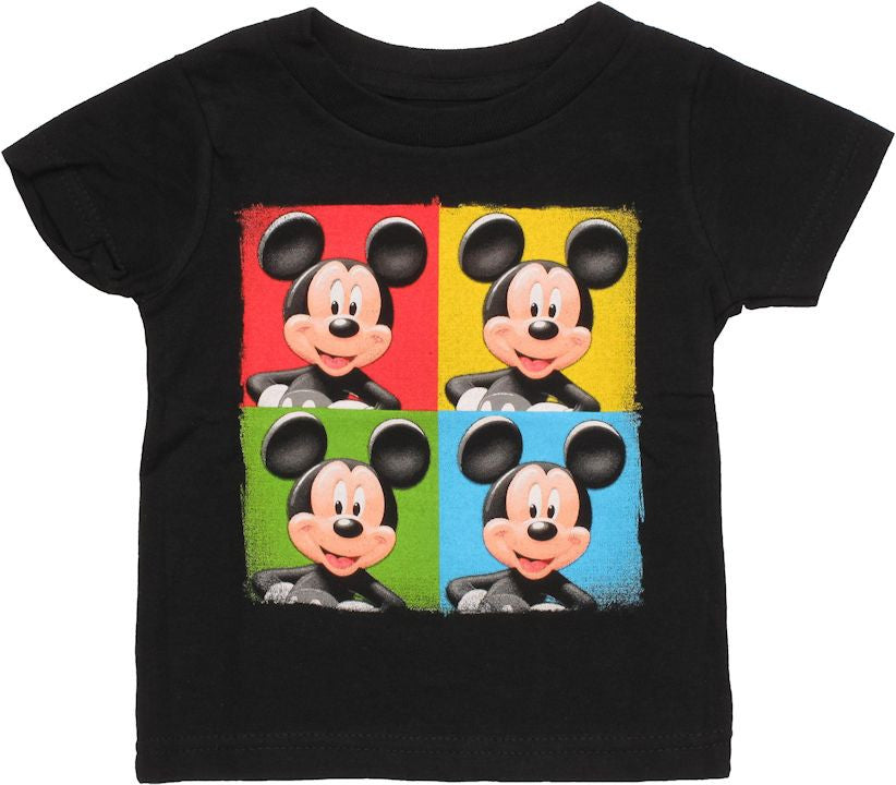 Mickey Mouse Color Quadrants Infant T Shirt