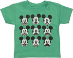 Mickey Mouse Mustache Faces Toddler T-Shirt
