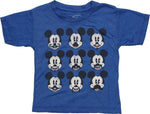Mickey Mouse Mustaches Grid Toddler T Shirt